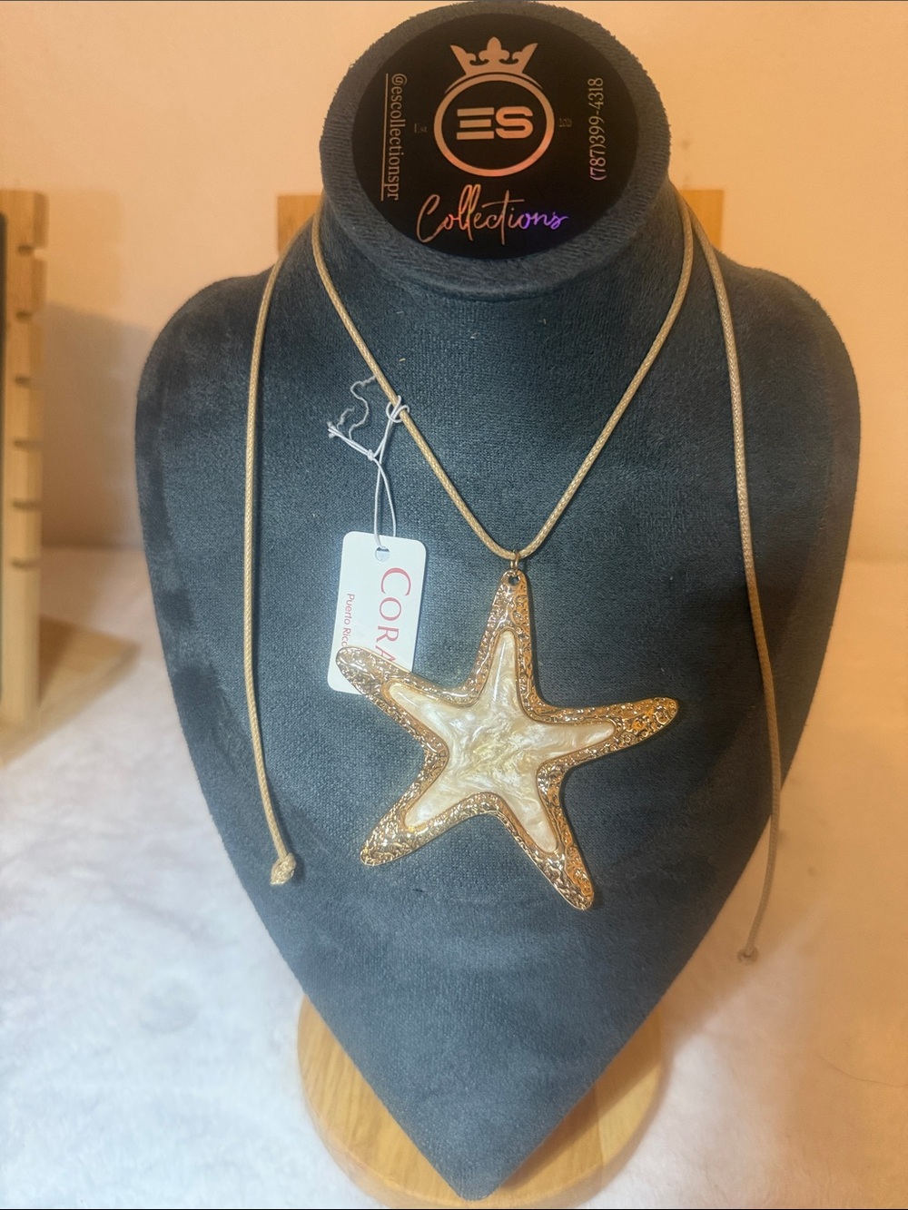 Corral Gold Starfish Pendant Necklace - Gold Tone Women’s Jewelry